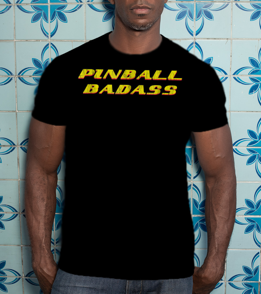 Pinball Badass Retro Arcade T-Shirt