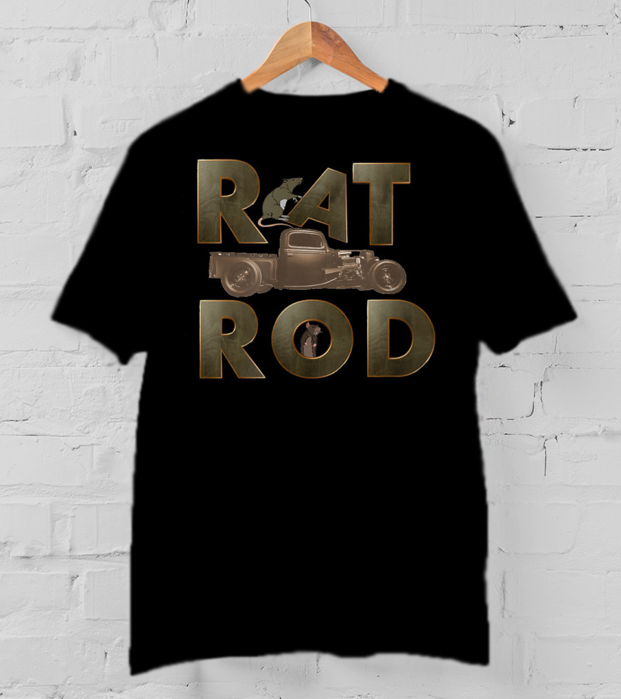 Rat Rod Project Rusty Hot Rod Classic Cars Vintage Truck T-Shirt