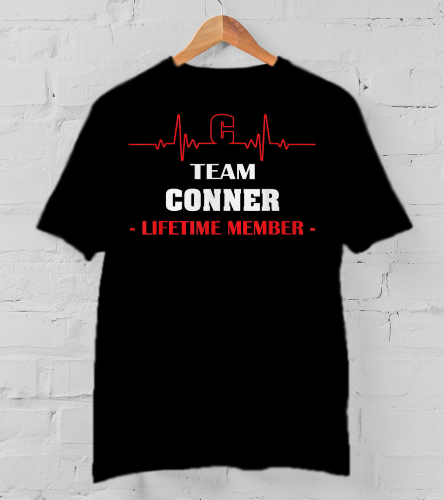 Team Conner Lifetime Member Heartbeat T-Shirt