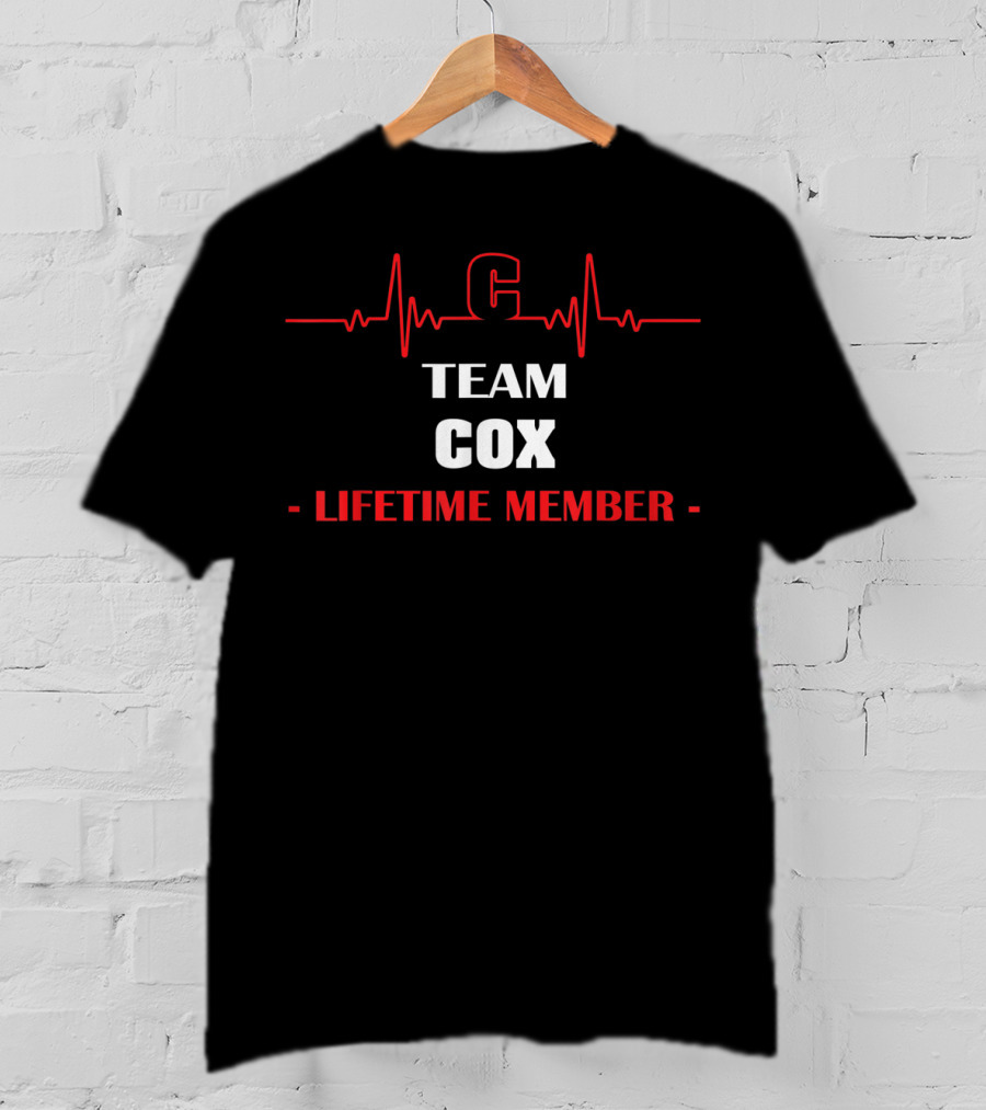 Team Cox Lifetime Member Heartbeat T-Shirt