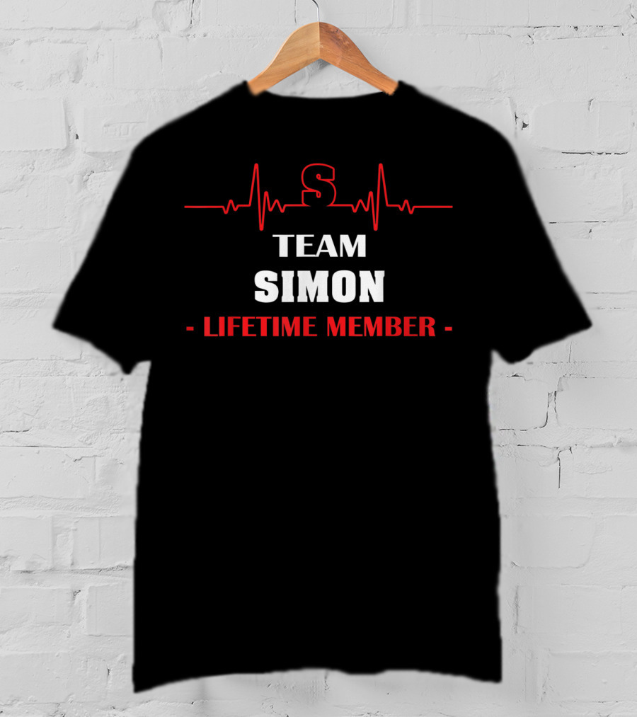 Team Simon Lifetime Member Heartbeat T-Shirt