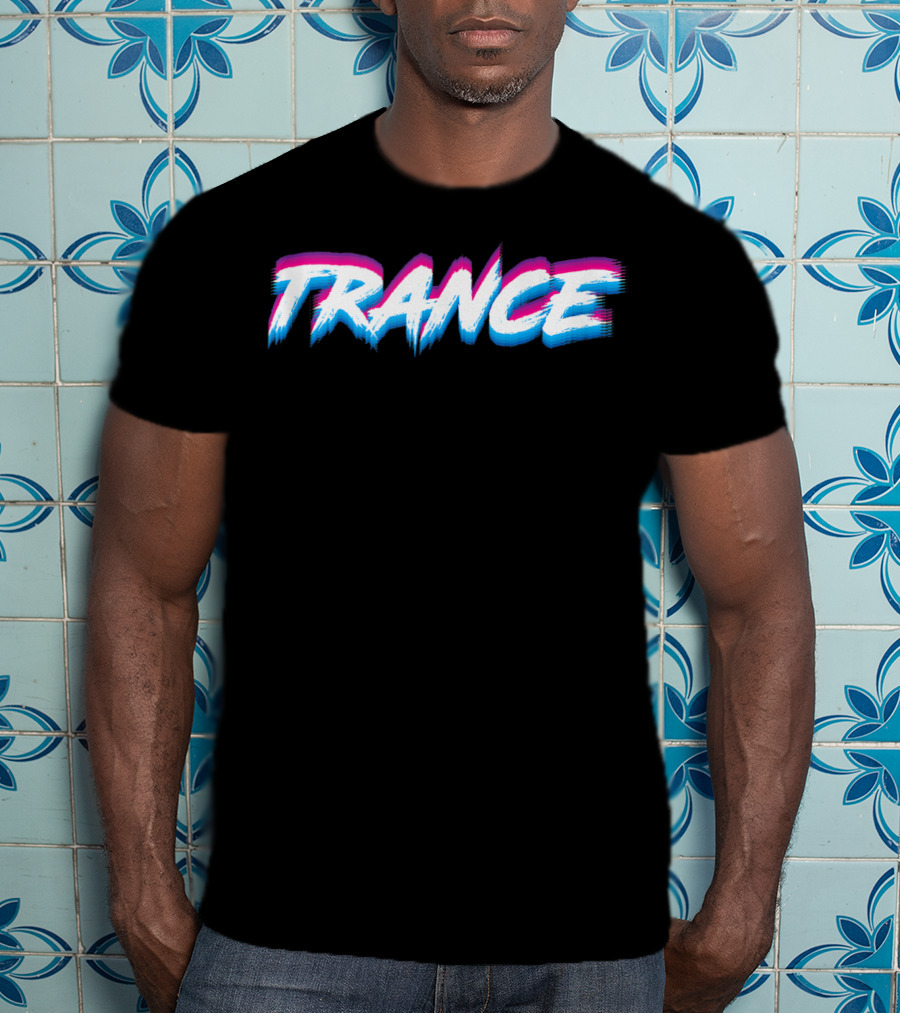 Trance Music Vibrant Rave Experience T-Shirt