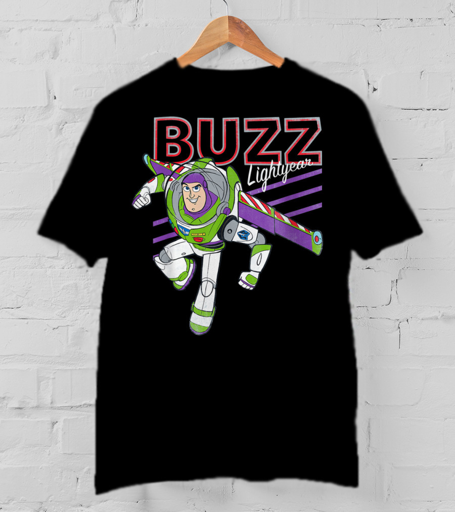 Buzz Lightyear Disney Pixar Toy Story 4 Classic Retro Look T-Shirt