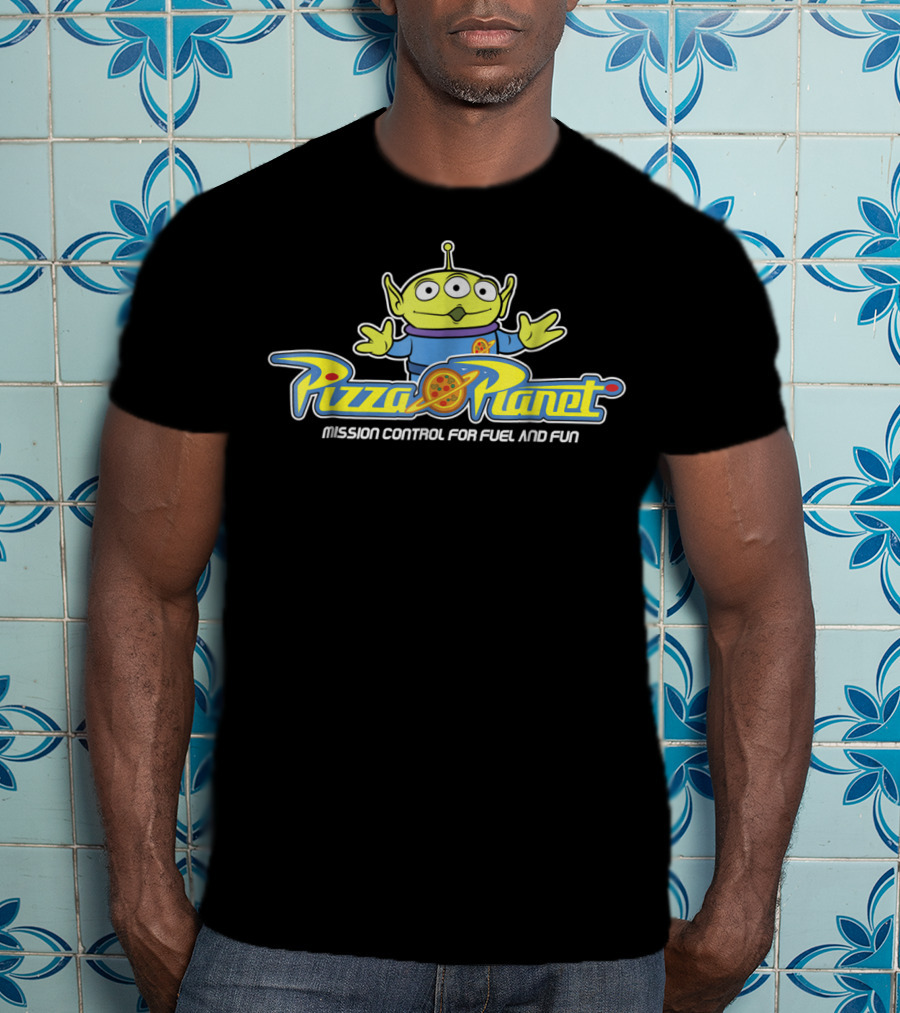 Pizza Planet Alien Mission Control For Fuel And Fun Disney Pixar Toy Story T-Shirt