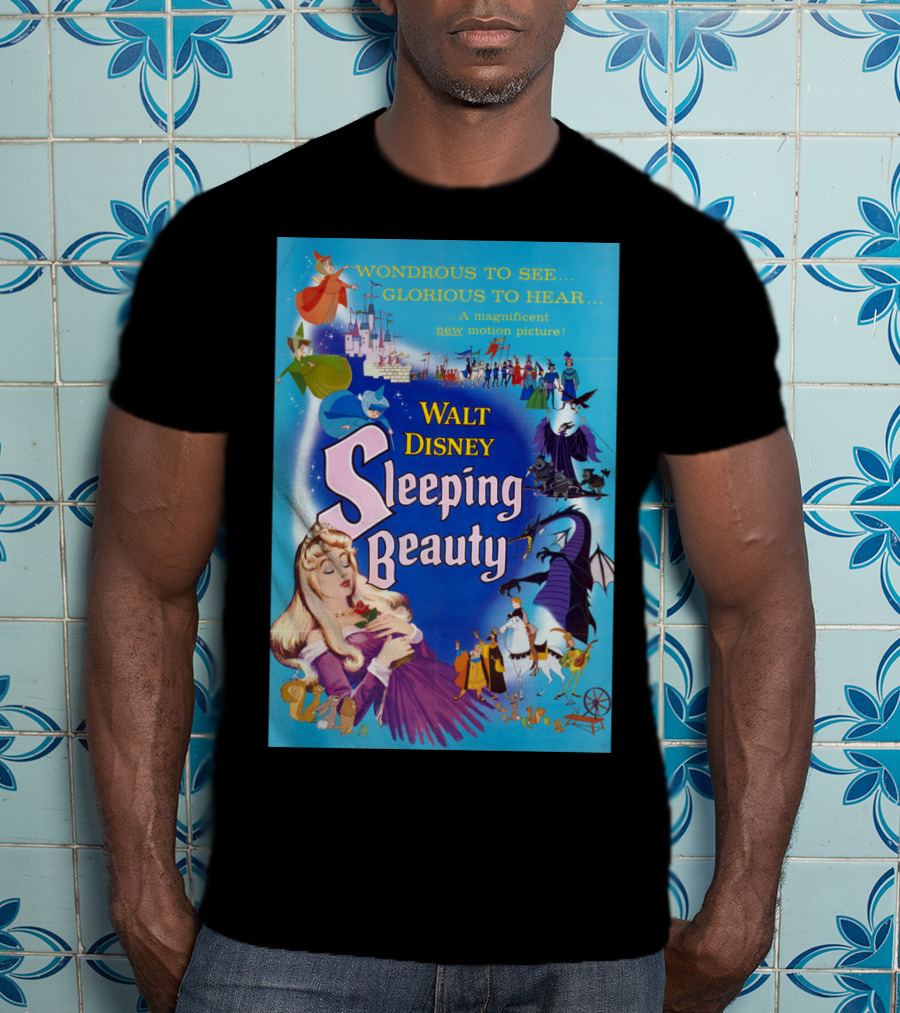 Walt Disney Sleeping Beauty Wondrous To See Glorious To Hear Motion Picture T-Shirt