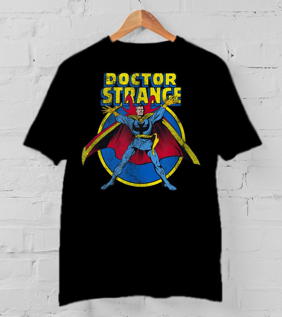 Doctor Strange Vintage Comic Style Marvel Superhero T-Shirt