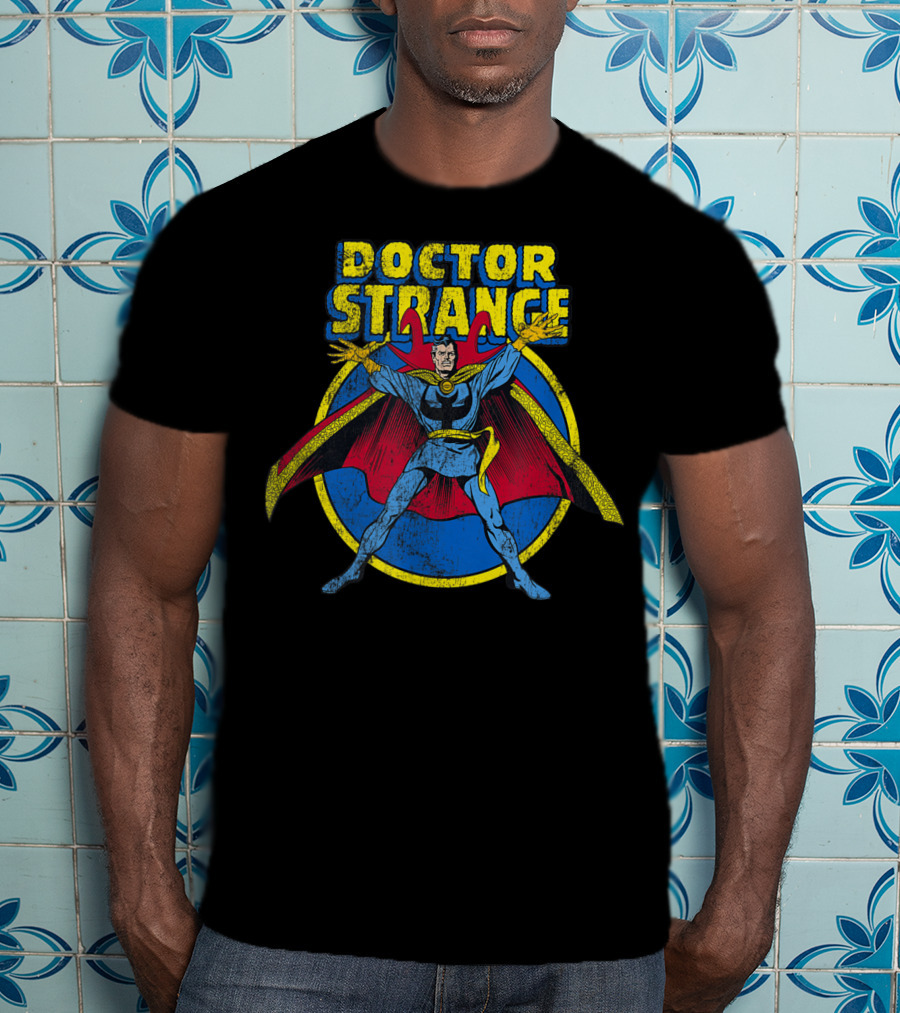Doctor Strange Vintage Comic Style Marvel Superhero T-Shirt