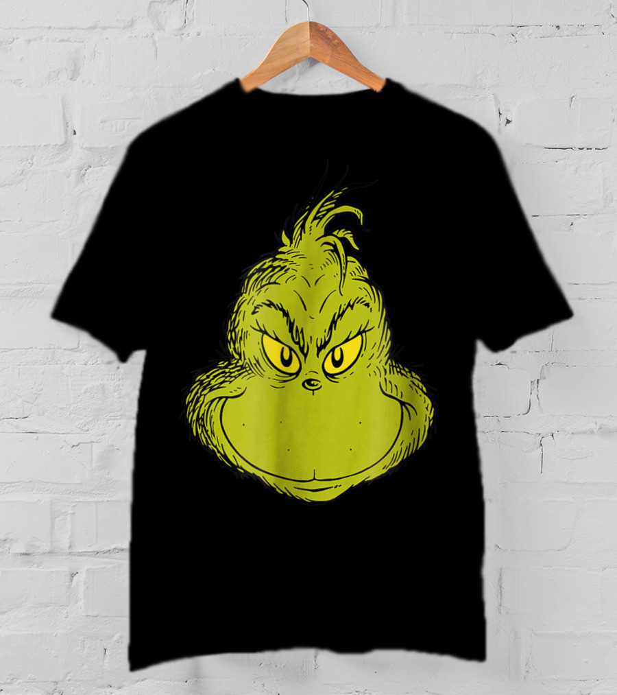 Dr Seuss Grinch Classic Face T-Shirt