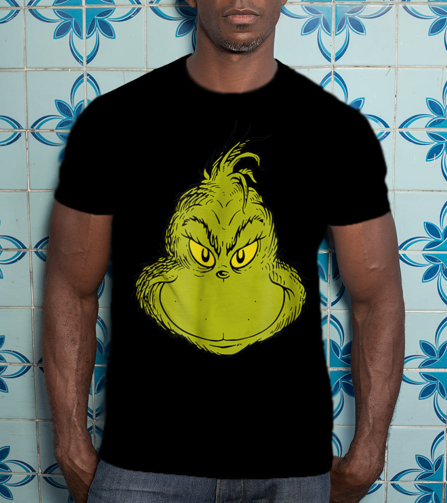 Dr Seuss Grinch Classic Face T-Shirt