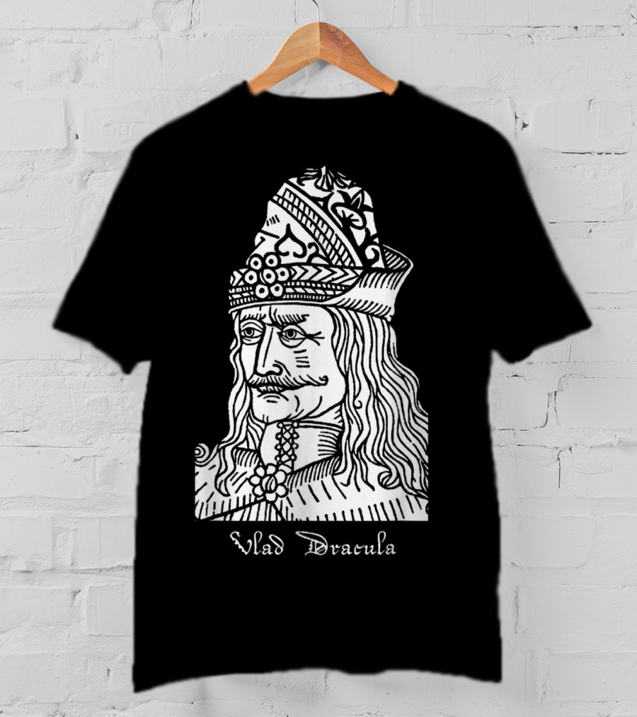 Vlad Dracula The Impaler Tepes Classic Horror T-Shirt