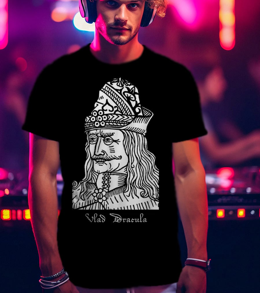 Vlad Dracula The Impaler Tepes Classic Horror T-Shirt