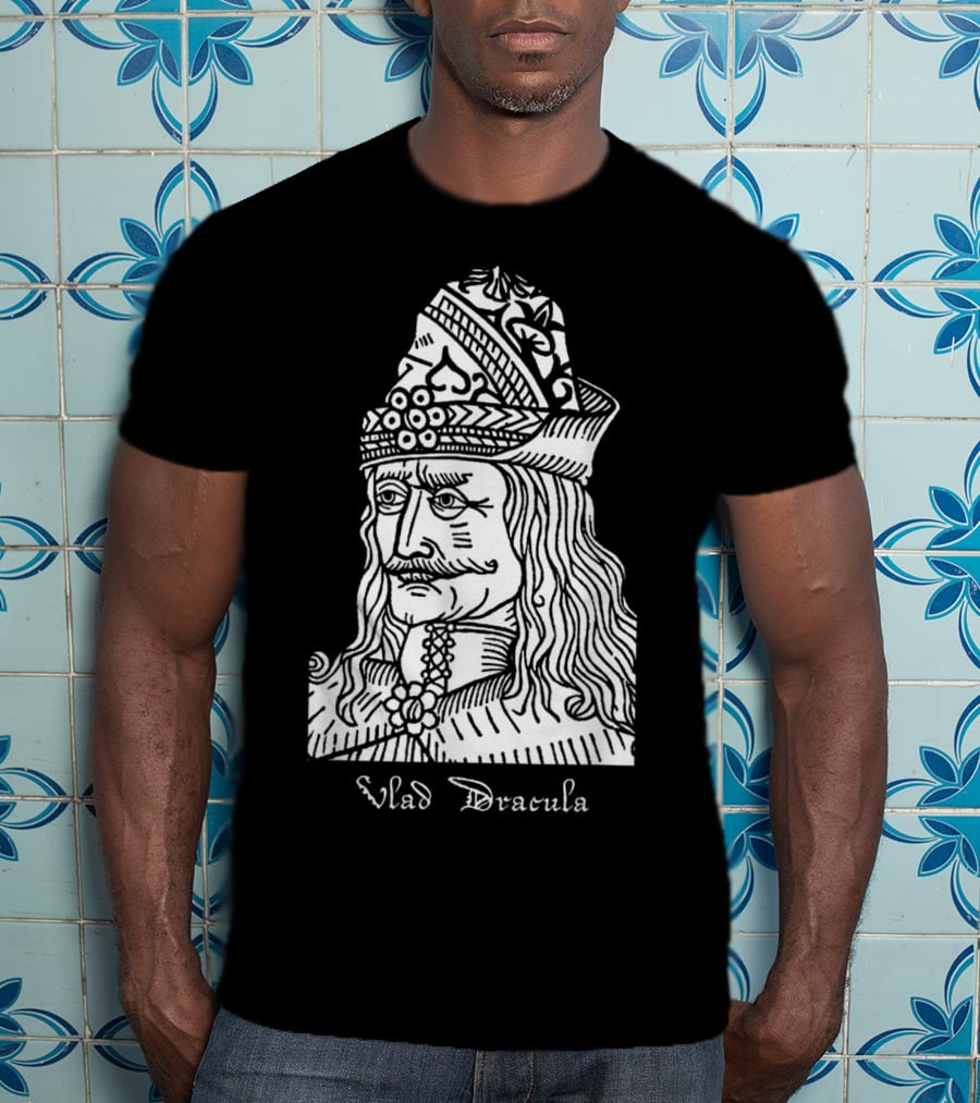 Vlad Dracula The Impaler Tepes Classic Horror T-Shirt