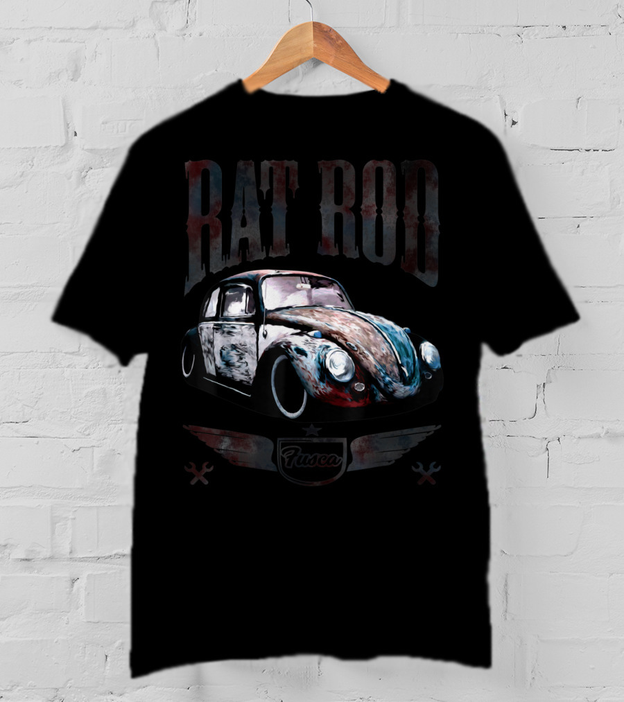 Fusca Rat Rod Classic Cars T-Shirt