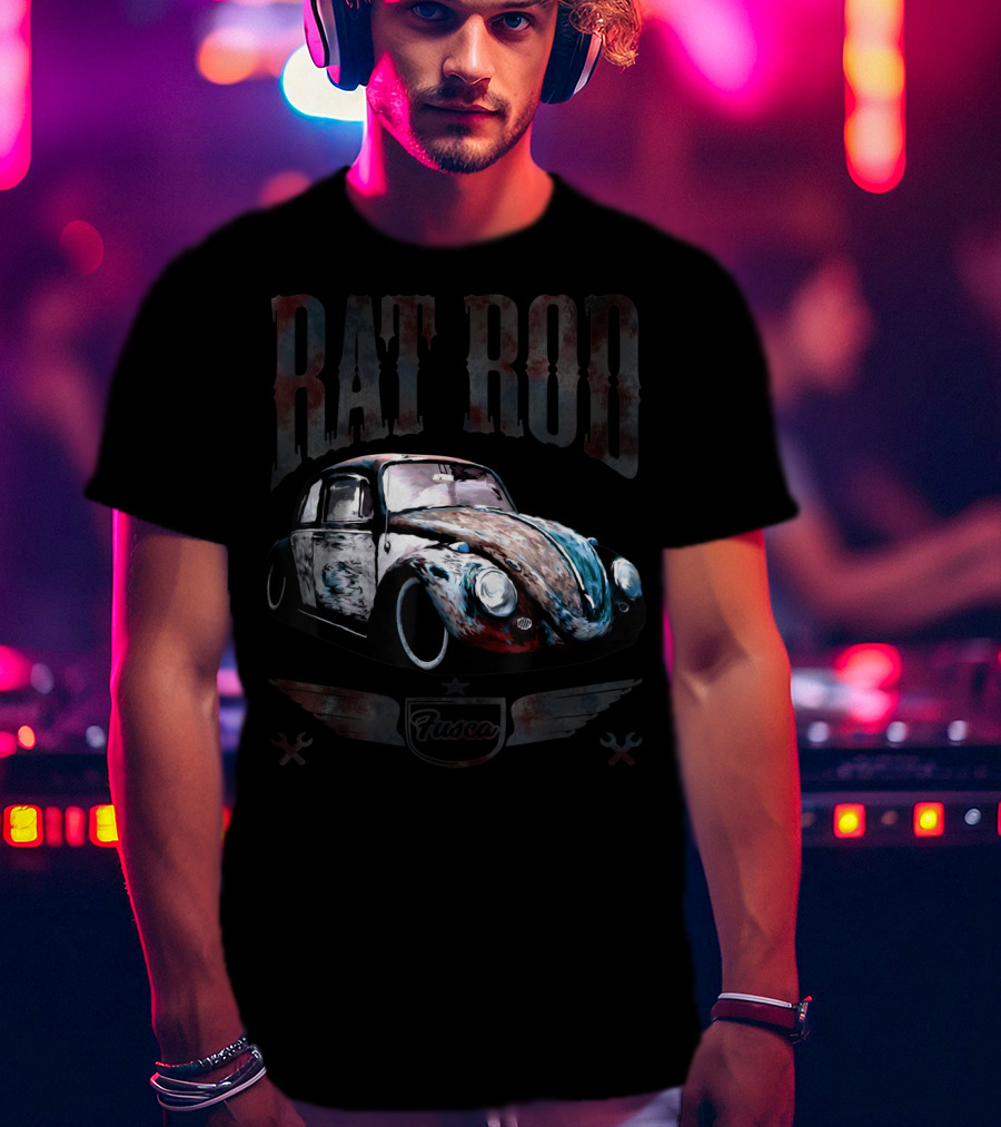 Fusca Rat Rod Classic Cars T-Shirt