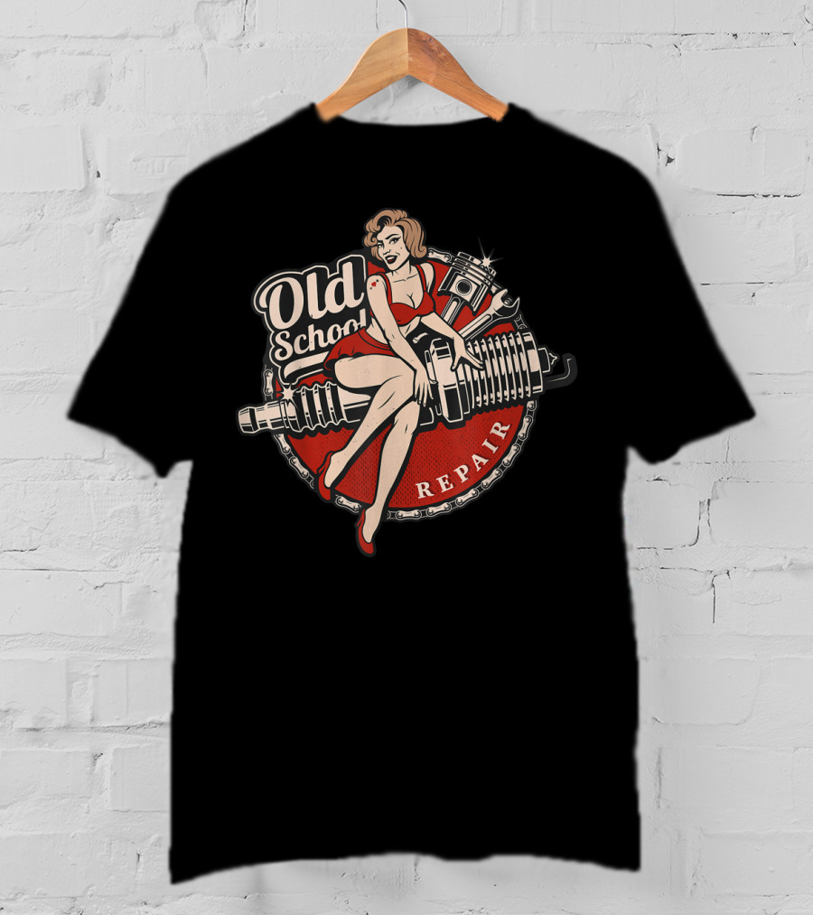Old School Repair Vintage Classic Car T-Shirt