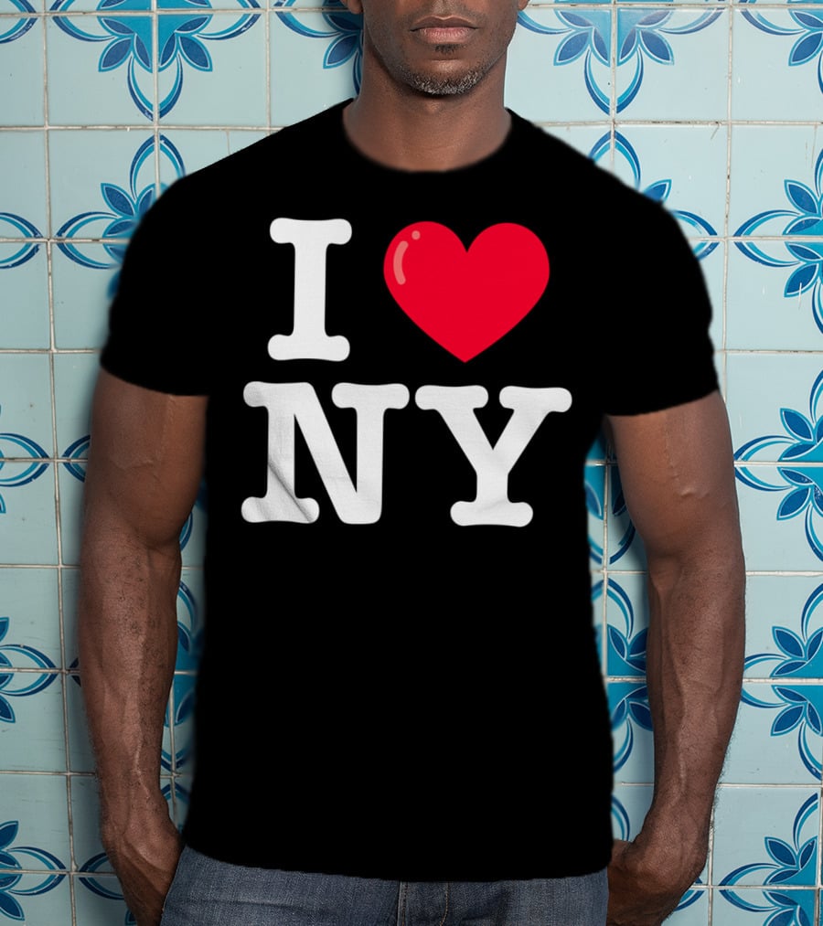 I Heart NY Classic Typewriter Font T-Shirt
