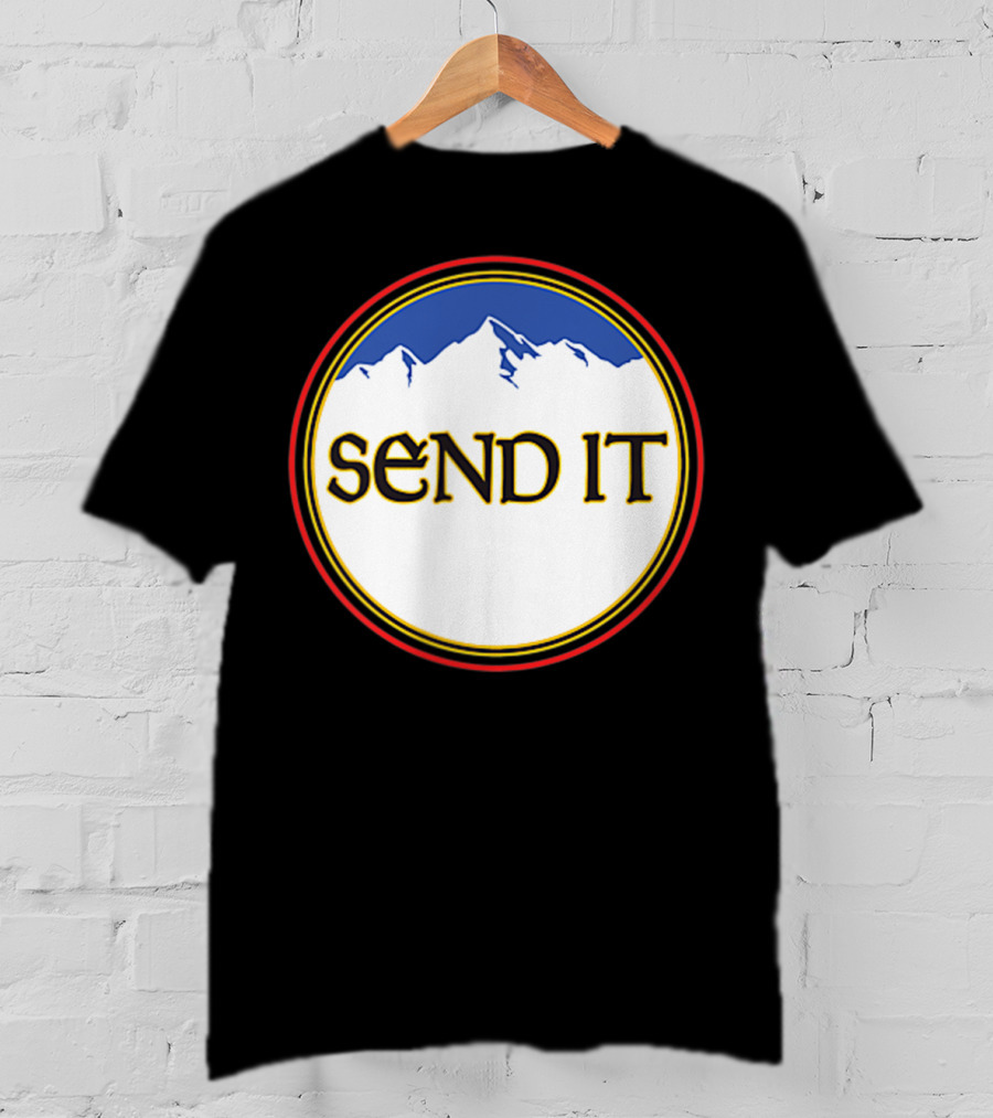 Send It Natty Mountains Party T-Shirt