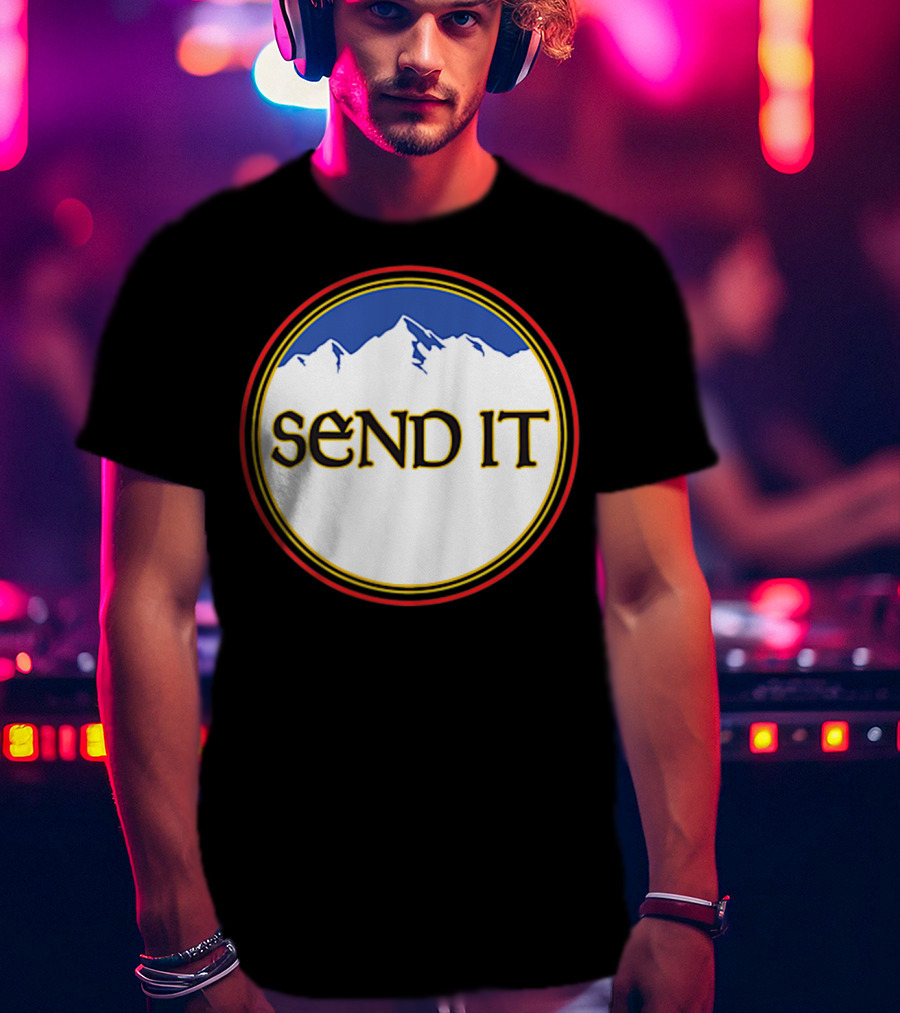 Send It Natty Mountains Party T-Shirt