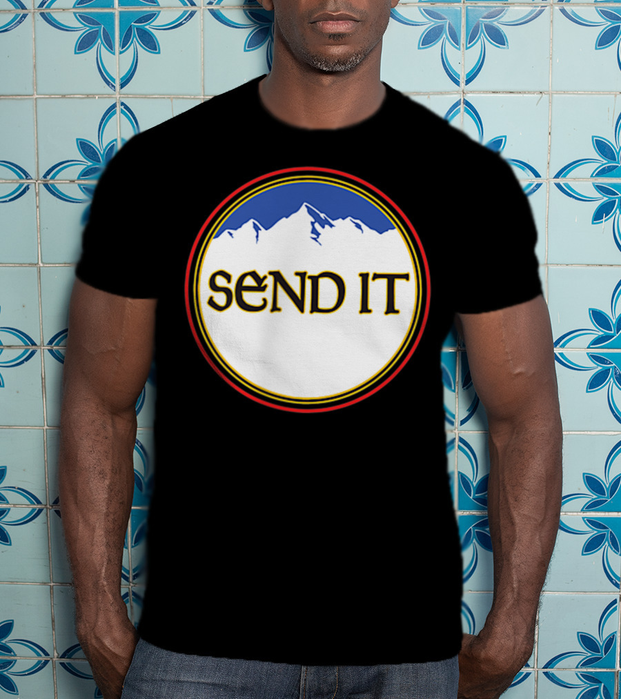 Send It Natty Mountains Party T-Shirt