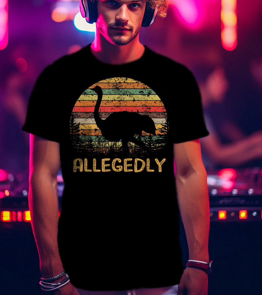 Allegedly Ostrich Vintage Sunset T-Shirt