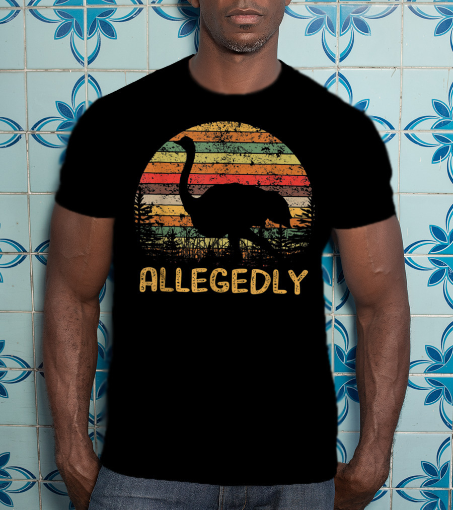 Allegedly Ostrich Vintage Sunset T-Shirt