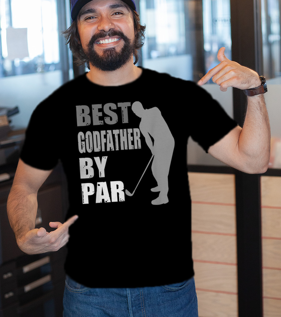 Best Godfather By Par Father's Day Golf T-Shirt
