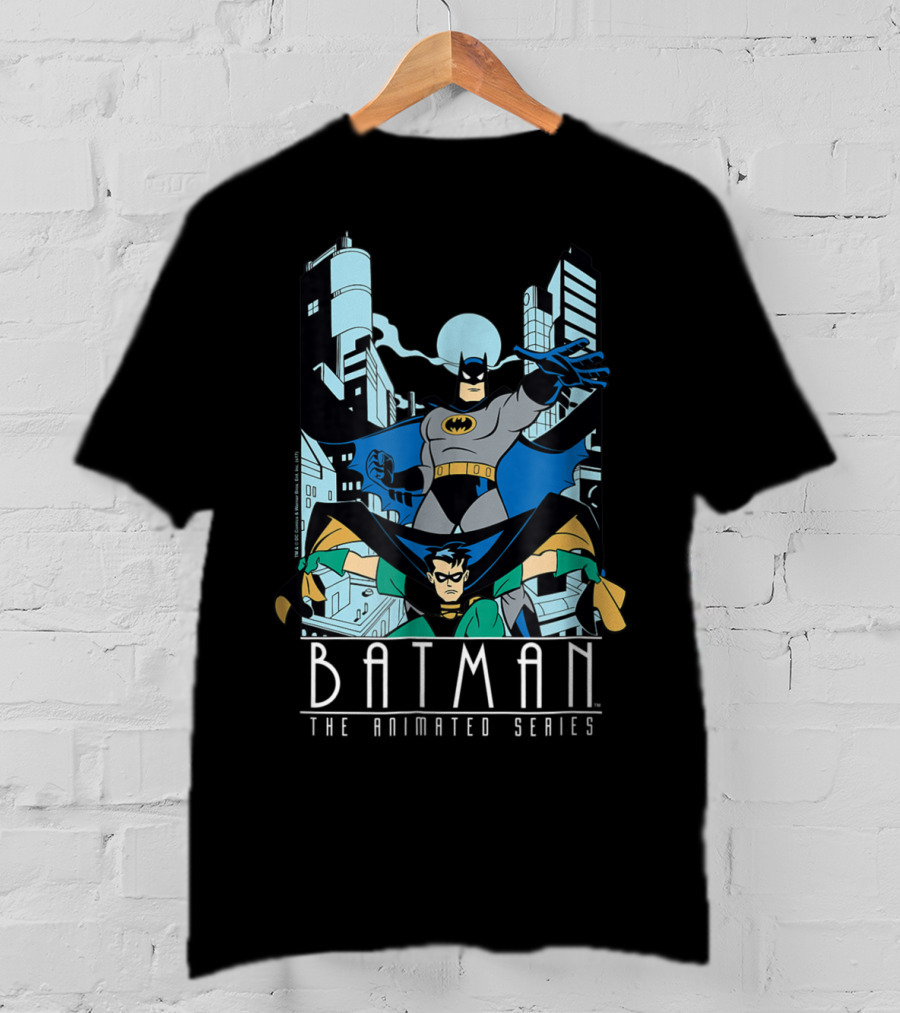 Batman The Animated Series Gotham City Adventure With Batman And Robin T-Shirt