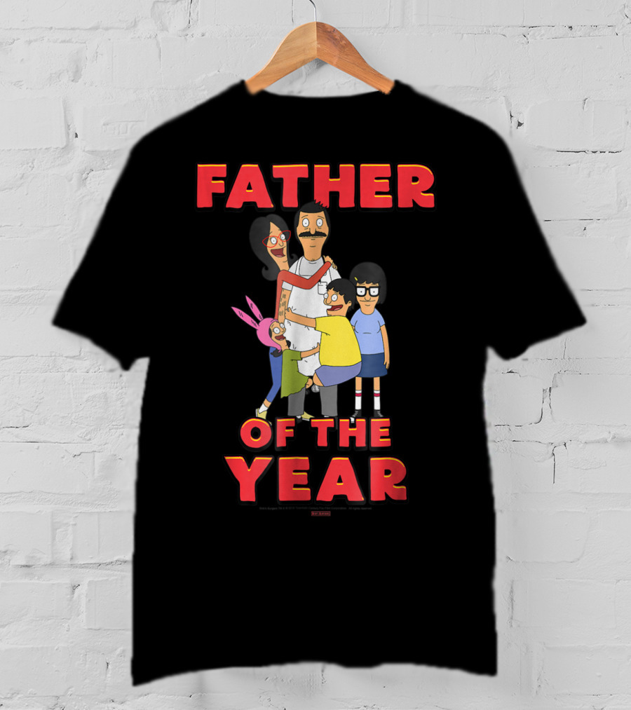 Bob's Burgers Father Of The Year Family Hug Group T-Shirt