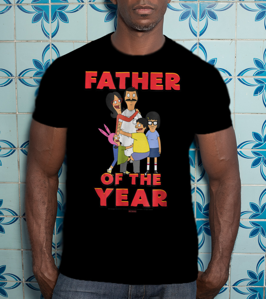 Bob's Burgers Father Of The Year Family Hug Group T-Shirt