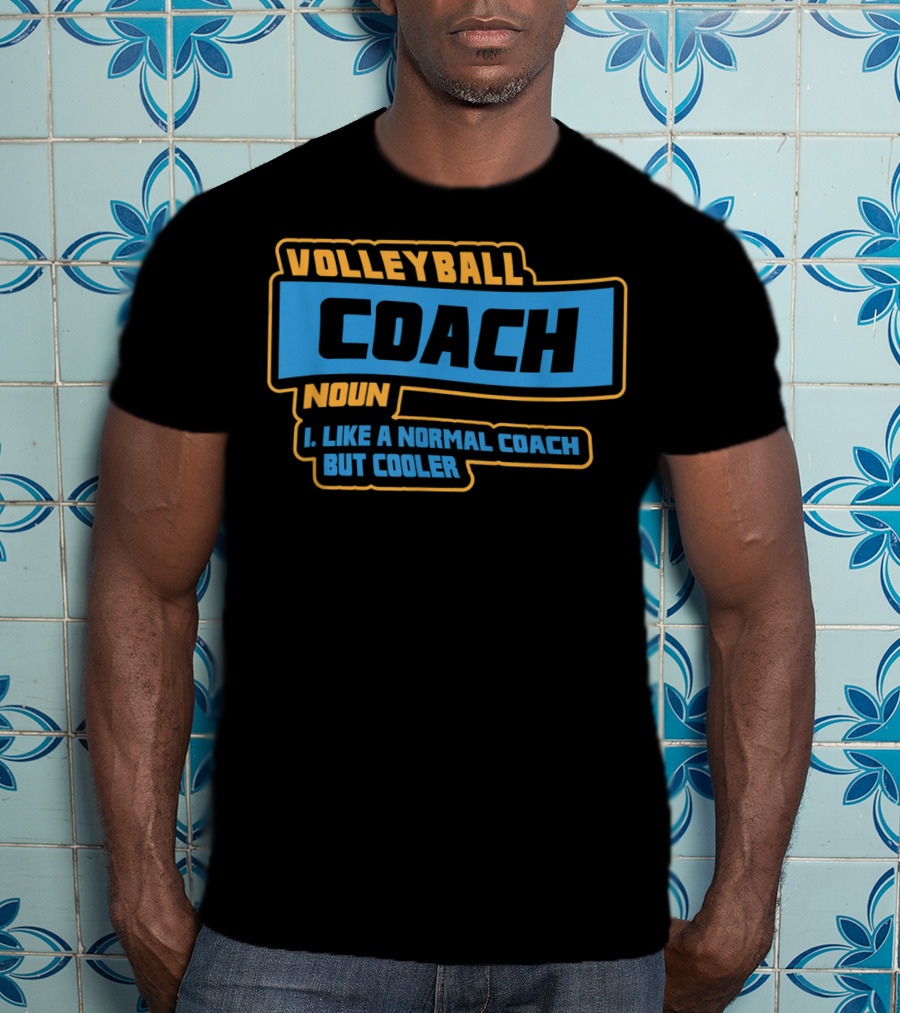 Volleyball Coach Noun I Like A Normal Coach But Cooler T-Shirt