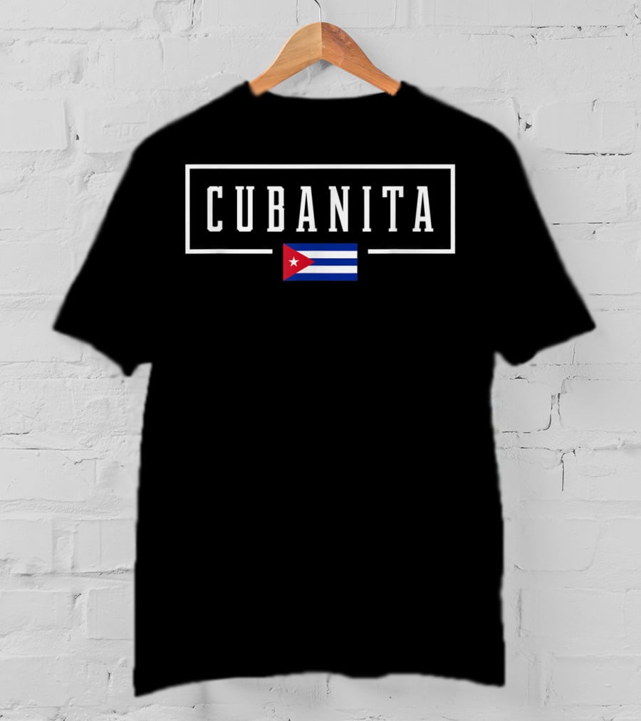 Cubanita Cuba Cuban Flag T-Shirt