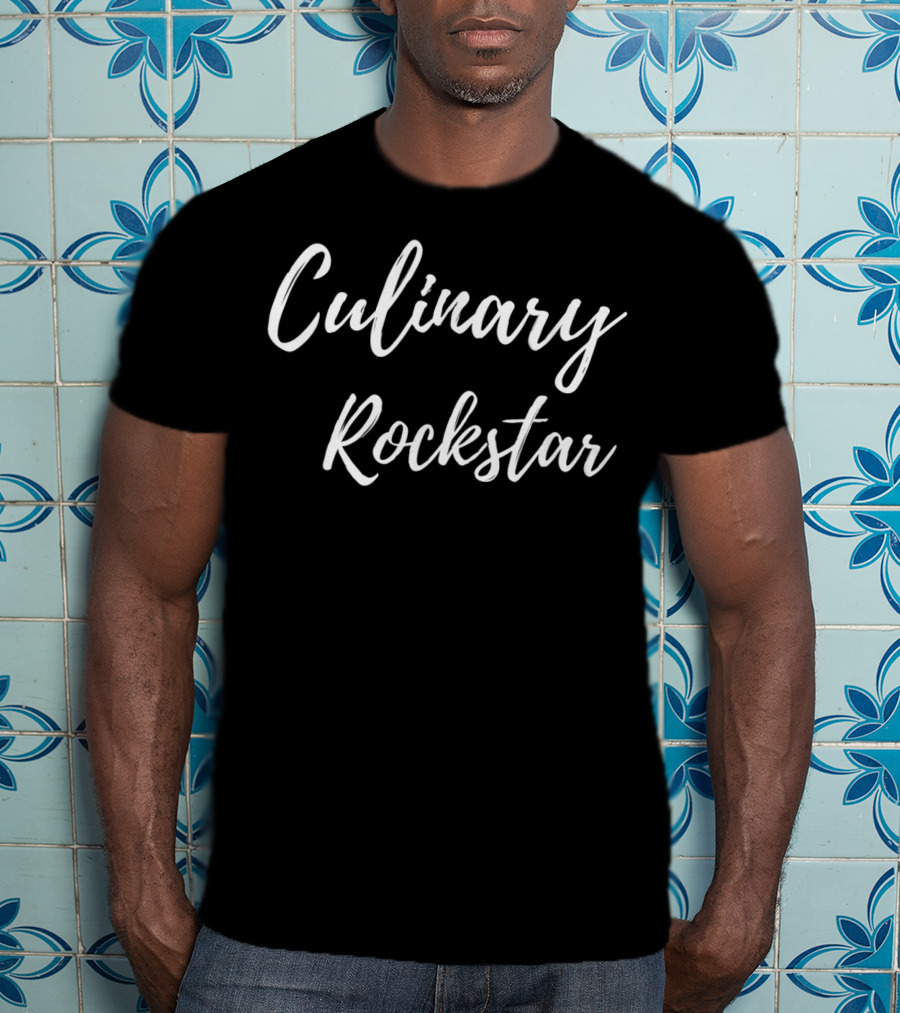 Culinary Rockstar Chef Cooking Funny Cute T-Shirt