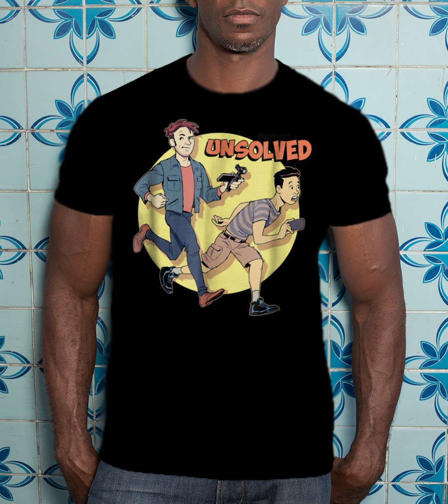 BuzzFeed Unsolved Saturday Morning Adventure Icons T-Shirt