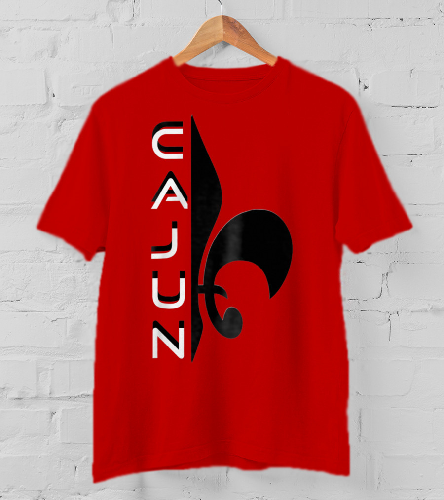 Cajun Fleur De Lis Louisiana Cajun Pride T-Shirt