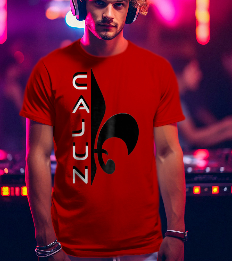 Cajun Fleur De Lis Louisiana Cajun Pride T-Shirt