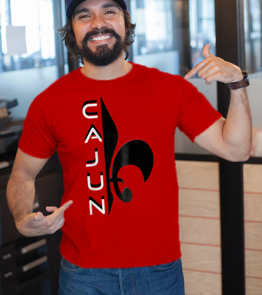 Cajun Fleur De Lis Louisiana Cajun Pride T-Shirt