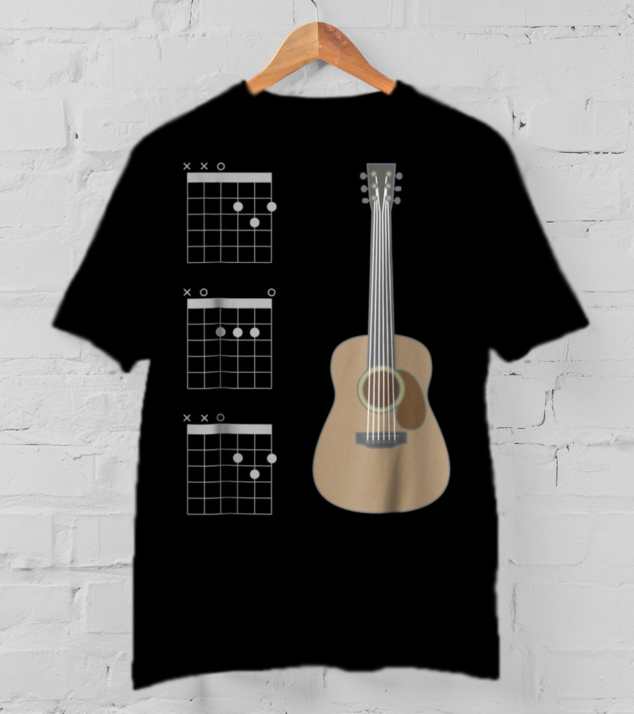 Dad Great Acoustic Guitar Chords T-Shirt