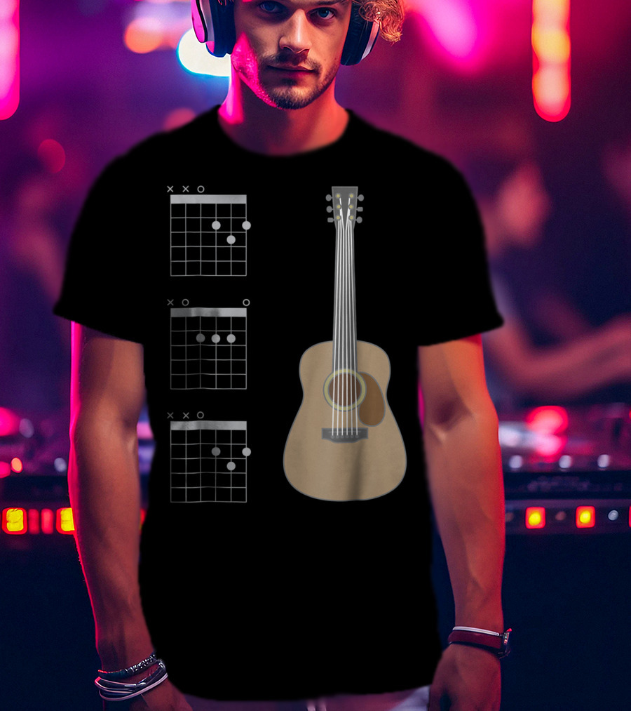 Dad Great Acoustic Guitar Chords T-Shirt