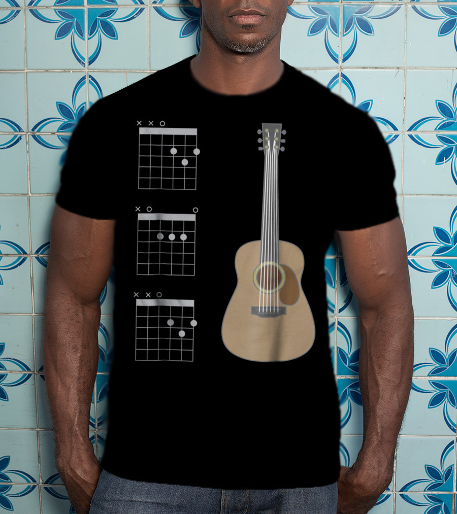 Dad Great Acoustic Guitar Chords T-Shirt