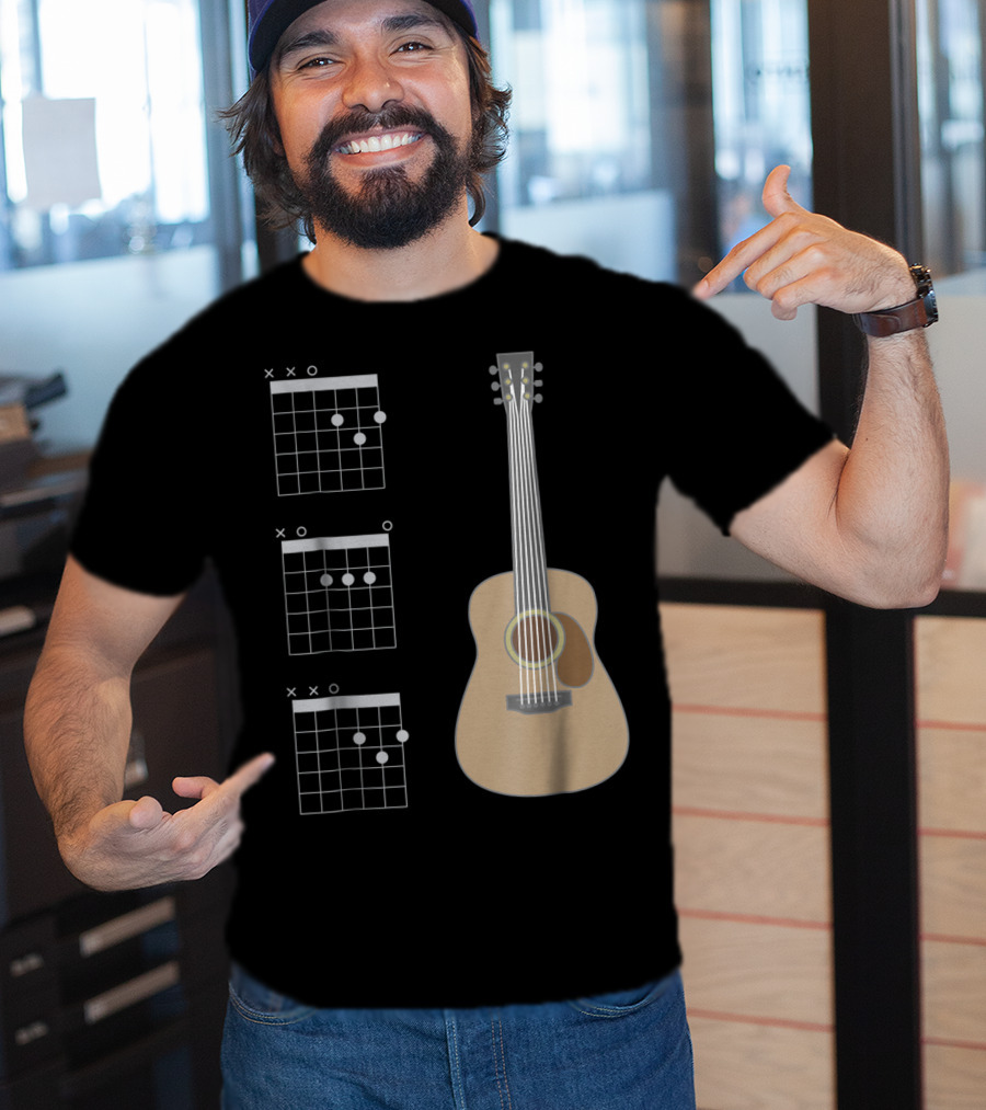 Dad Great Acoustic Guitar Chords T-Shirt