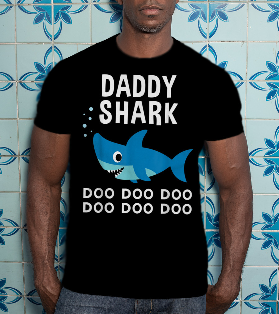 Daddy Shark Doo Doo Doo Song Lyrics Shark T-Shirt