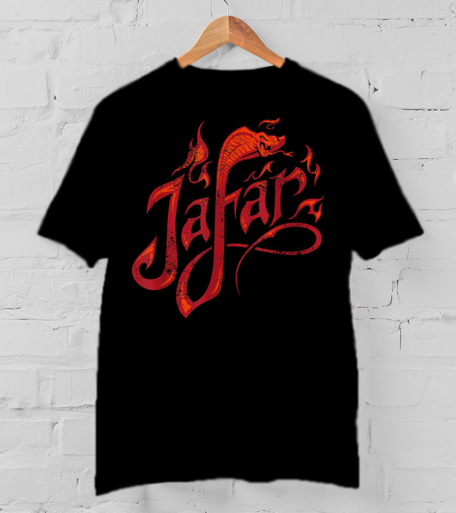 Jafar Snake Flame Design Disney Aladdin Live Action T-Shirt