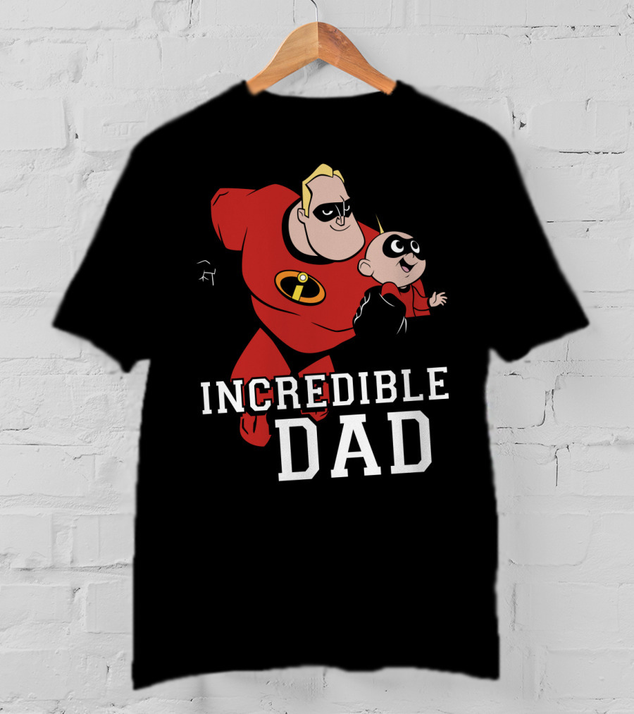 Incredibles 2 Incredible Dad Pixar Jack Jack Image T-Shirt