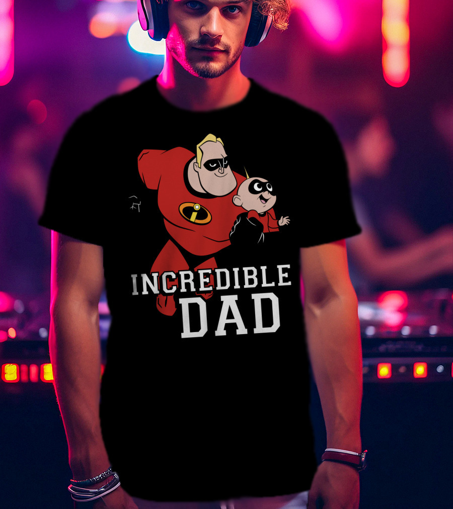 Incredibles 2 Incredible Dad Pixar Jack Jack Image T-Shirt