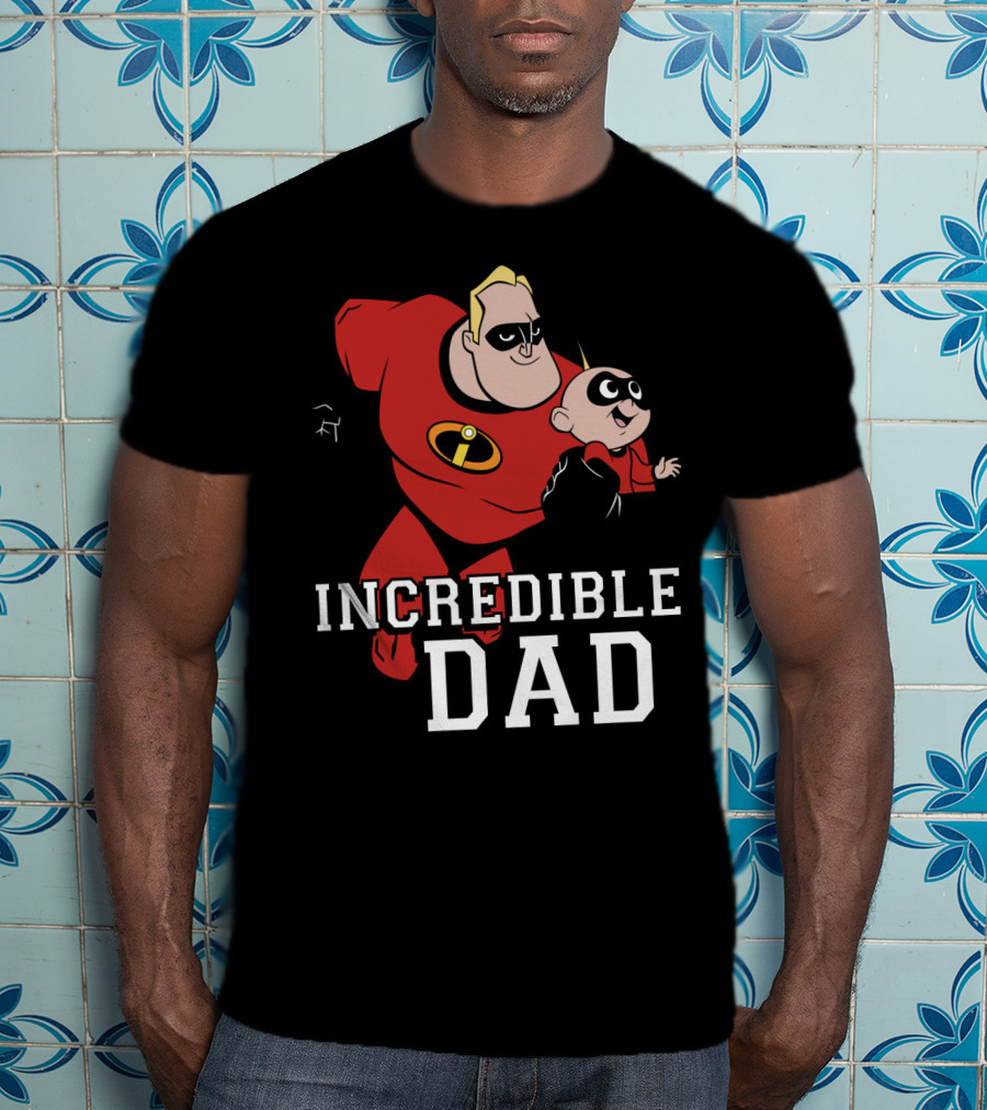 Incredibles 2 Incredible Dad Pixar Jack Jack Image T-Shirt
