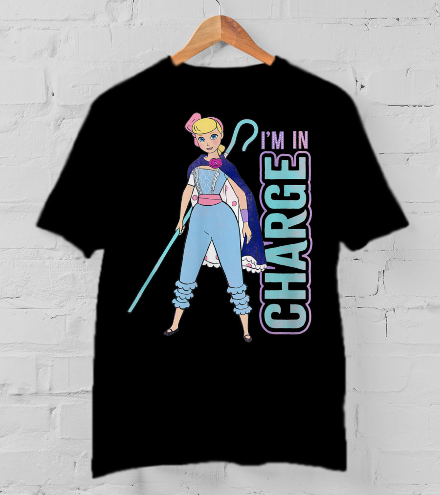 Disney Pixar Toy Story 4 Bo Peep I'm In Charge Character Pose T-Shirt