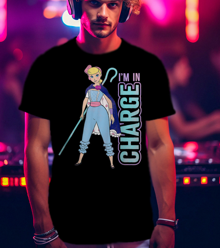 Disney Pixar Toy Story 4 Bo Peep I'm In Charge Character Pose T-Shirt