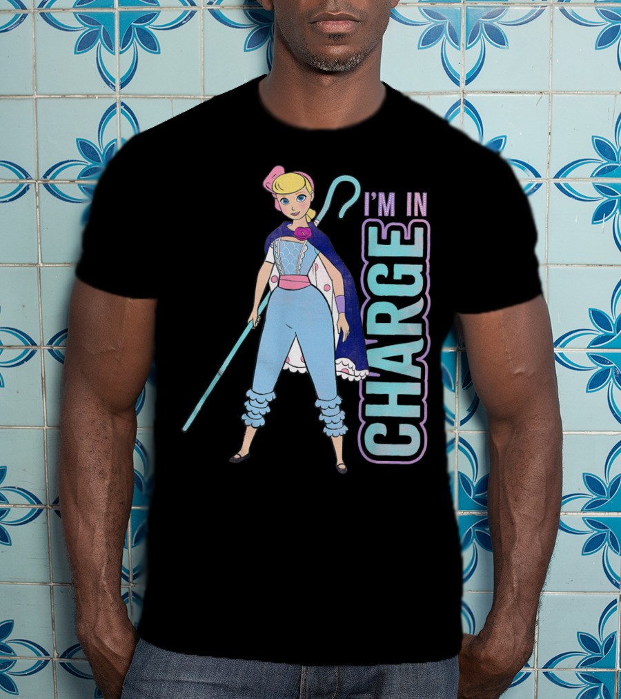 Disney Pixar Toy Story 4 Bo Peep I'm In Charge Character Pose T-Shirt