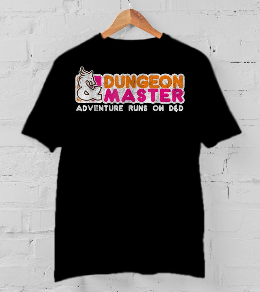 Dungeon Master Adventure Runs On D&D T-Shirt