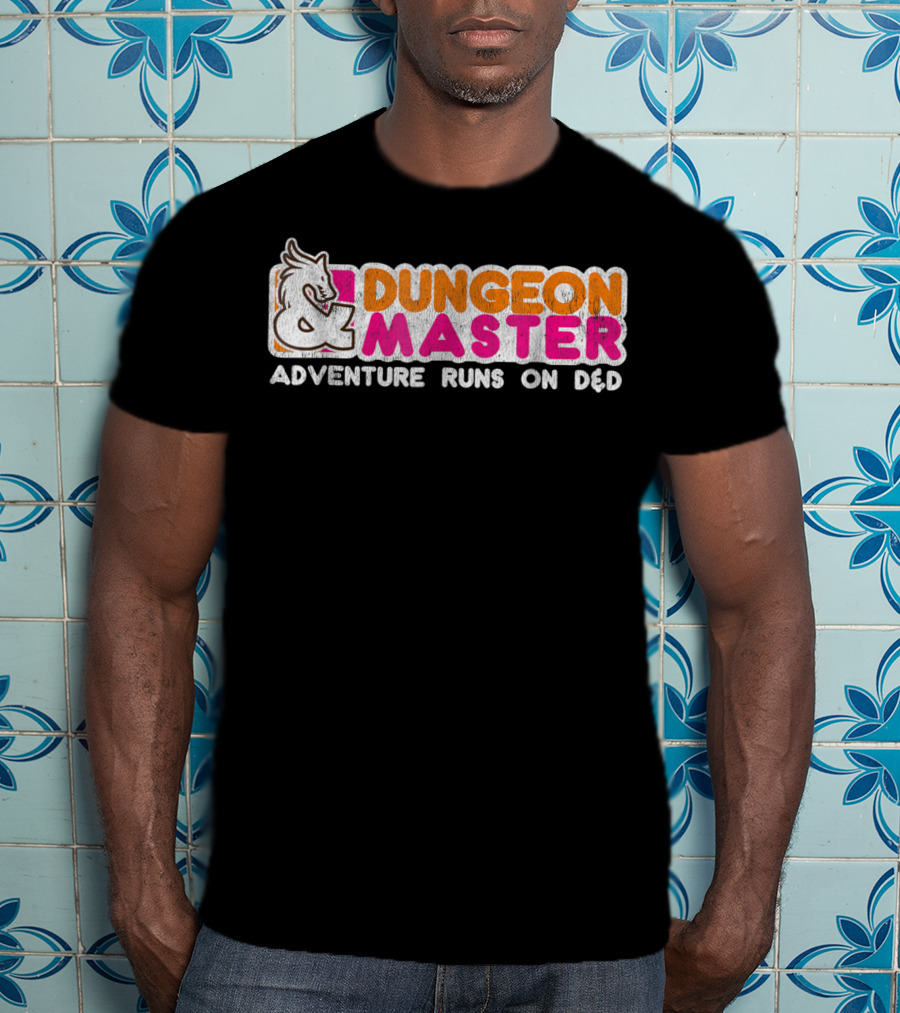Dungeon Master Adventure Runs On D&D T-Shirt
